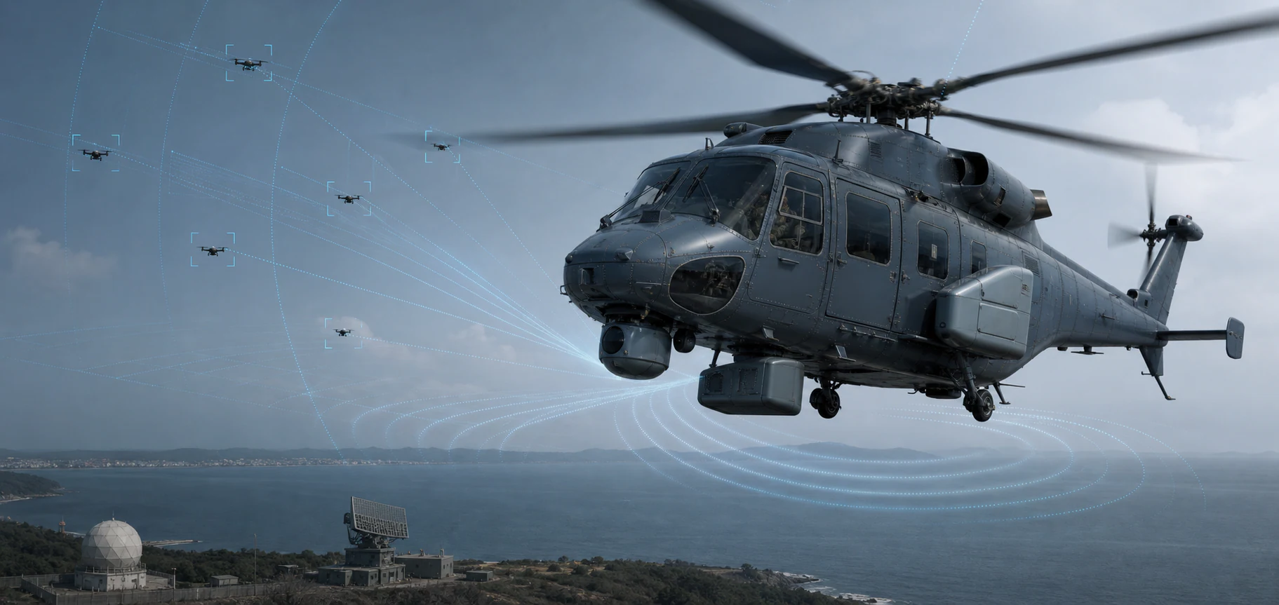 Future heliborne counter UAS system